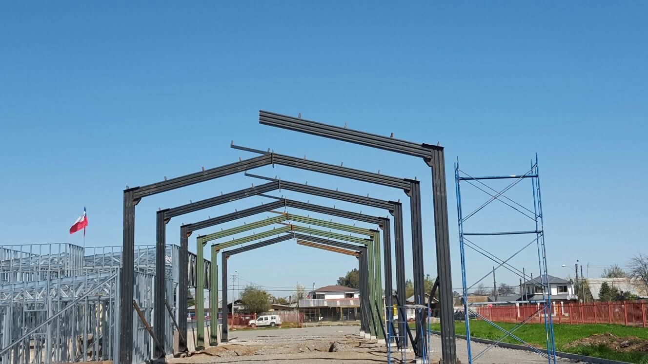 Montaje de galpón industrial